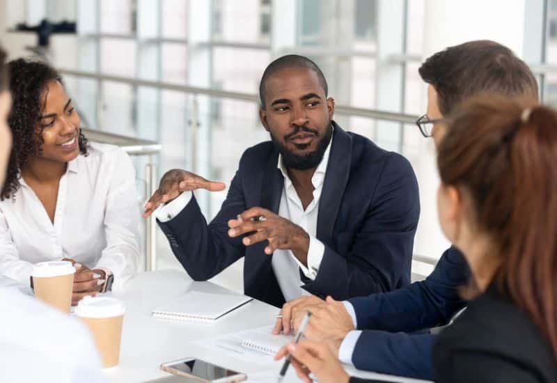 exemple de réunion d'entreprise