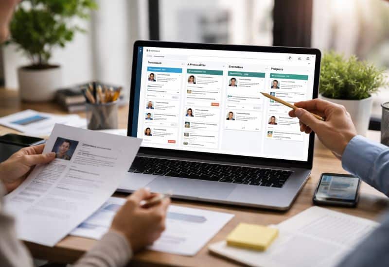 Collaboration sur le recrutement en ligne