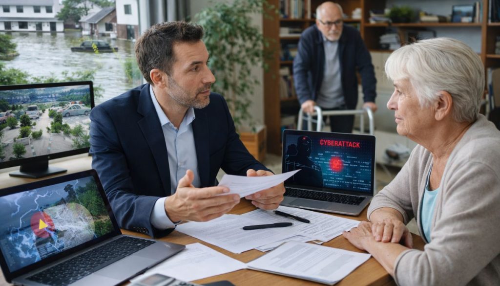 Consultation après la tempête et cyberattaque