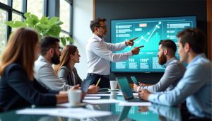 réunion dans bureau