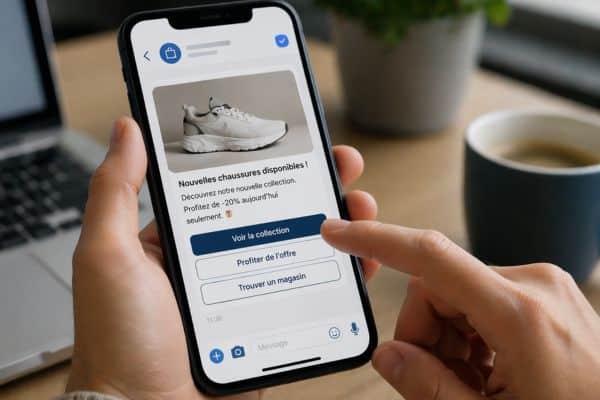 Consultation de nouvelles chaussures en ligne