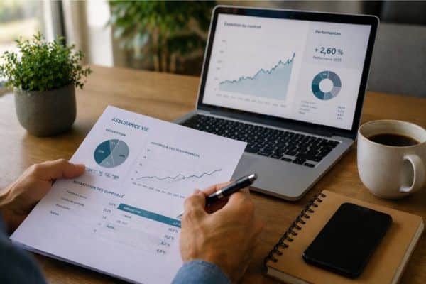 Revue de données financières à domicile