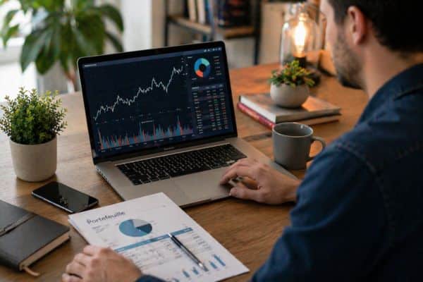 Espace de travail moderne et lumineux