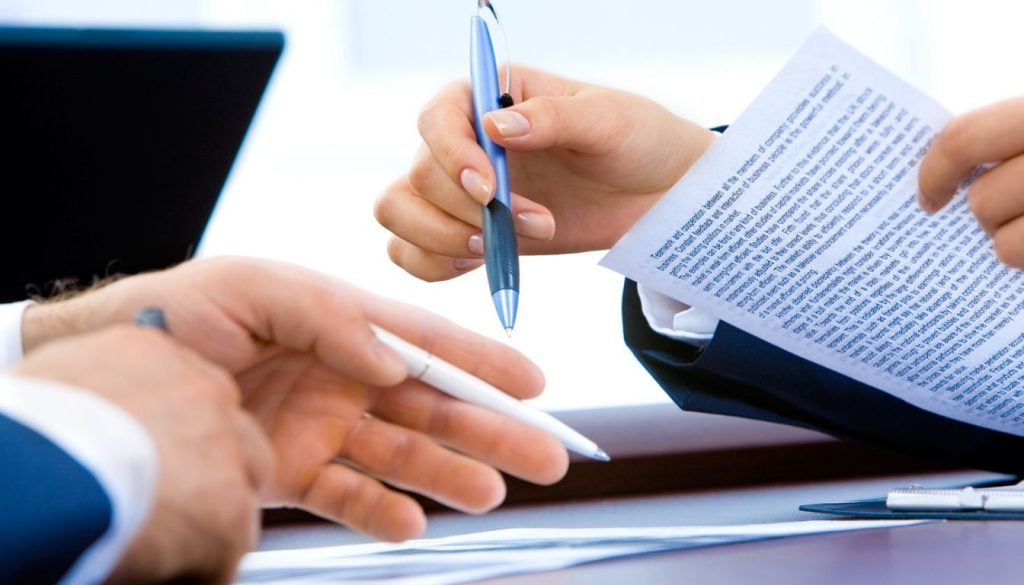 signature de contrat
