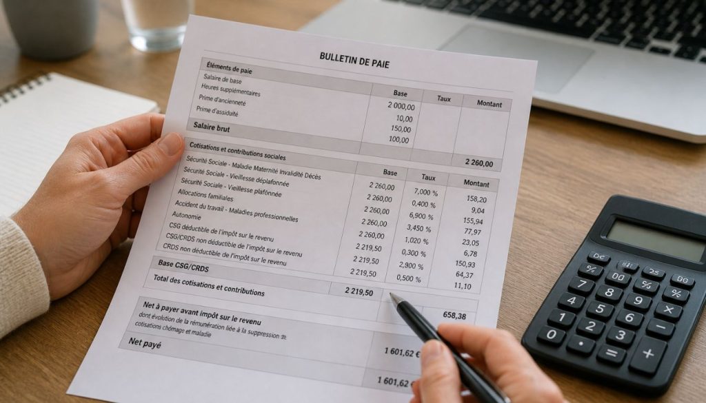 Revue de bulletin de salaire