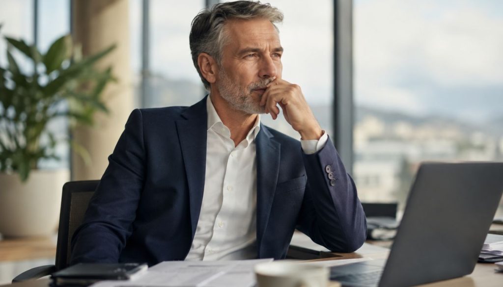 Réflexion dans un environnement professionnel