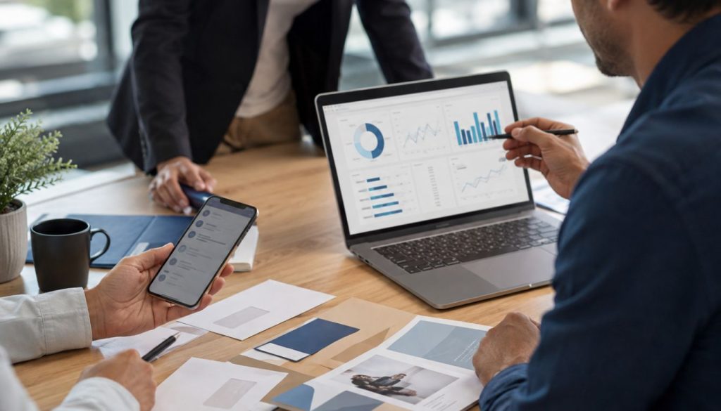 Collaboration autour d’un tableau de bord analytique